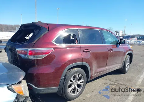 2015 Toyota Highlander Le Plus V6 z USA, uszkodzony, nr VIN 5TDBKRFH5FS099800